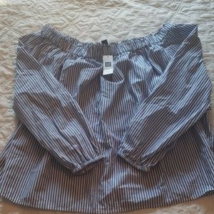 Gap off the shoulder blouse